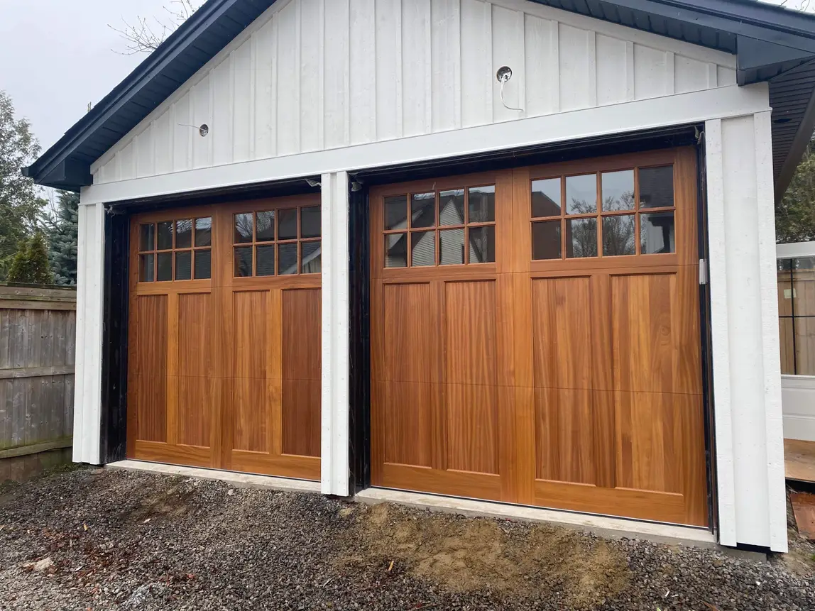 Wood Garage Door Installation