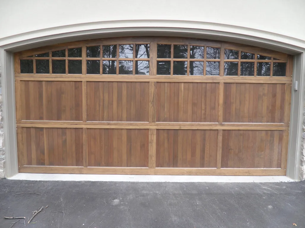 Wood Garage Door Sample #0016