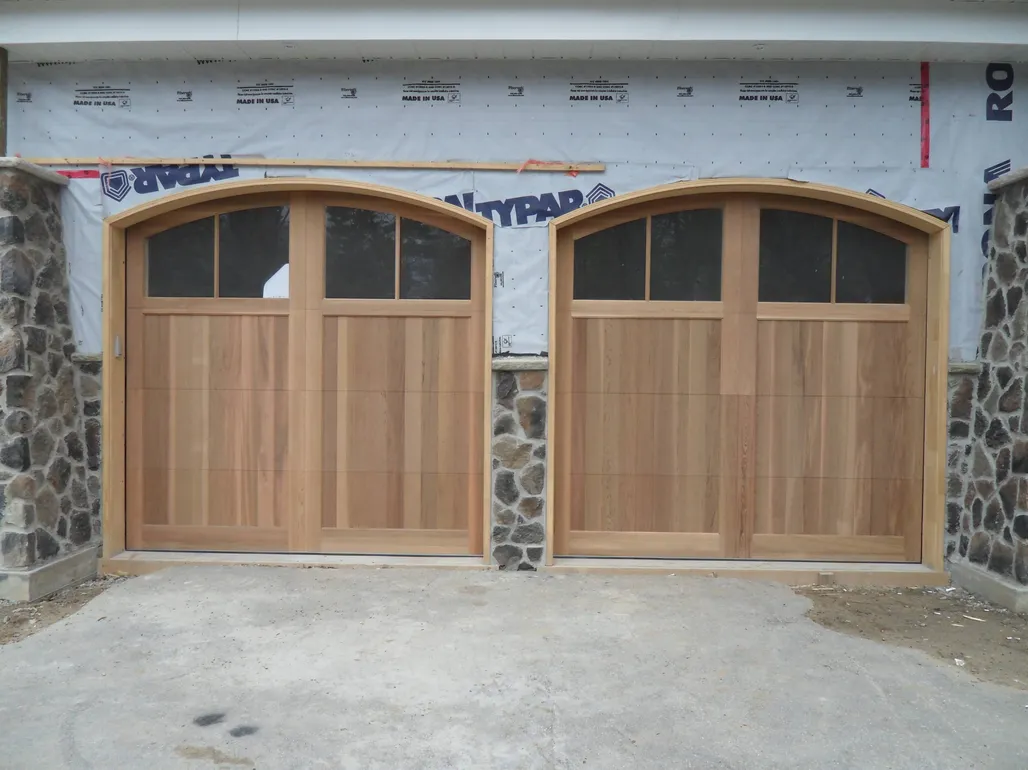 Wood Garage Door Sample #0633