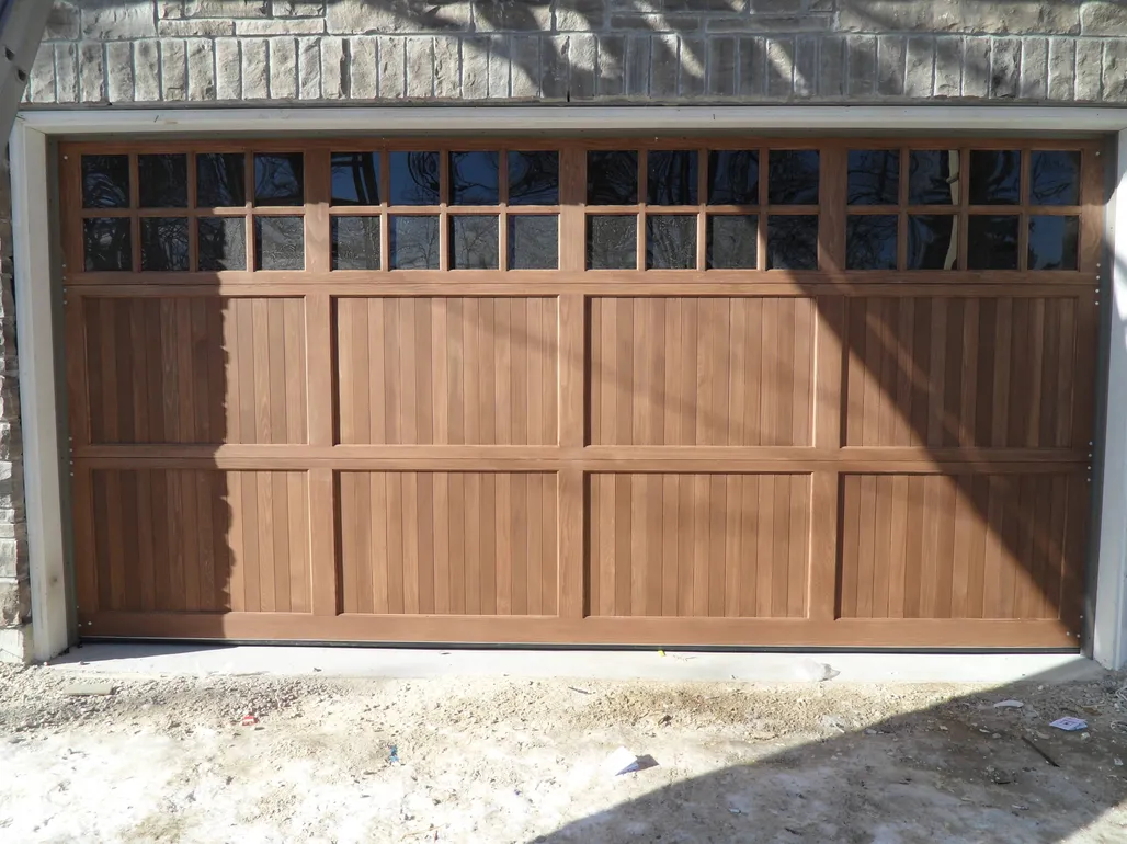 Wood Garage Door Sample #3748