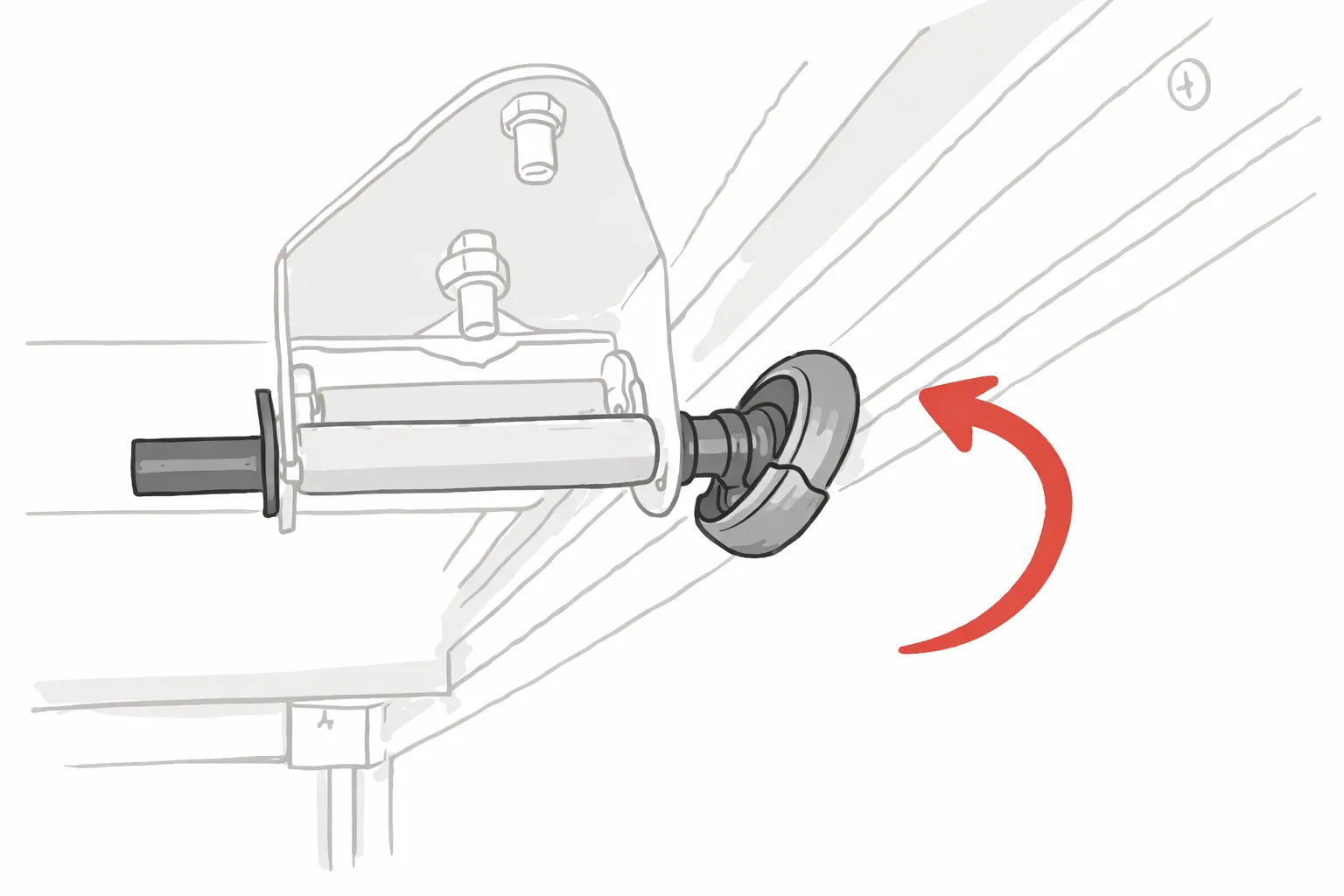 Broken Garage Door Roller